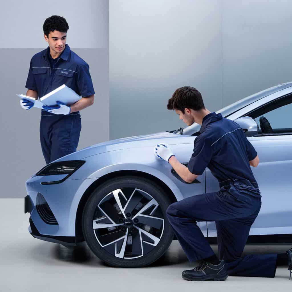 thời gian bảo hành BYD