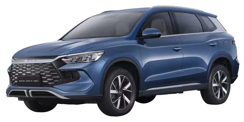BYD Sealion 5 DM-i màu xanh